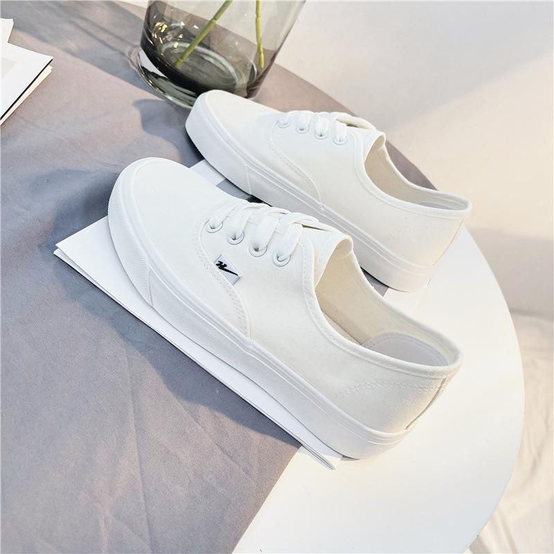 Spring new low-top espadrilles female students in flat-bottomed versatile low-top trendy casual skateboard shoes