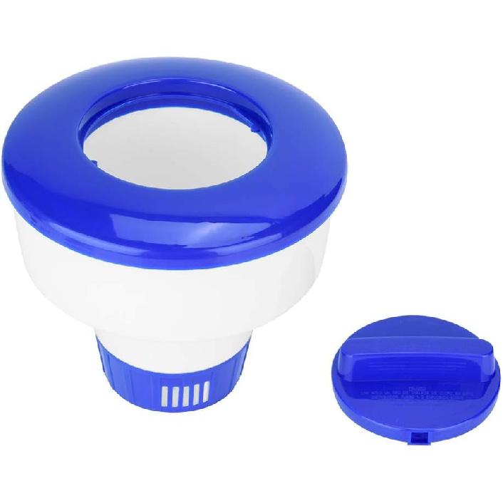 TOPINCN Swimming Pool Floating Chemical Dispenser Spa Tablet Holder Massage Bathtub, Hot Tubs