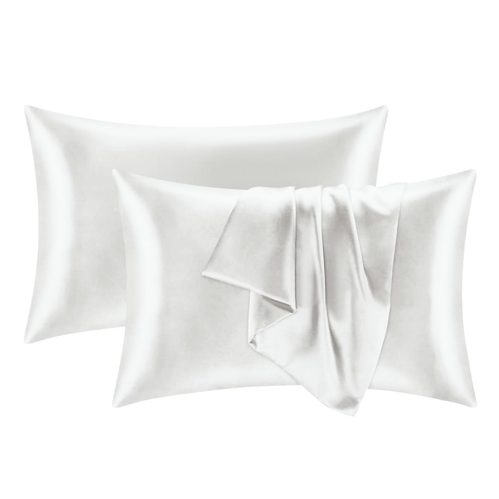 

Silk Pillowcase For Hair And Skin With Zipper, Soft, Breathable, Smooth And Cool Pillowcase For Sleeping 66
