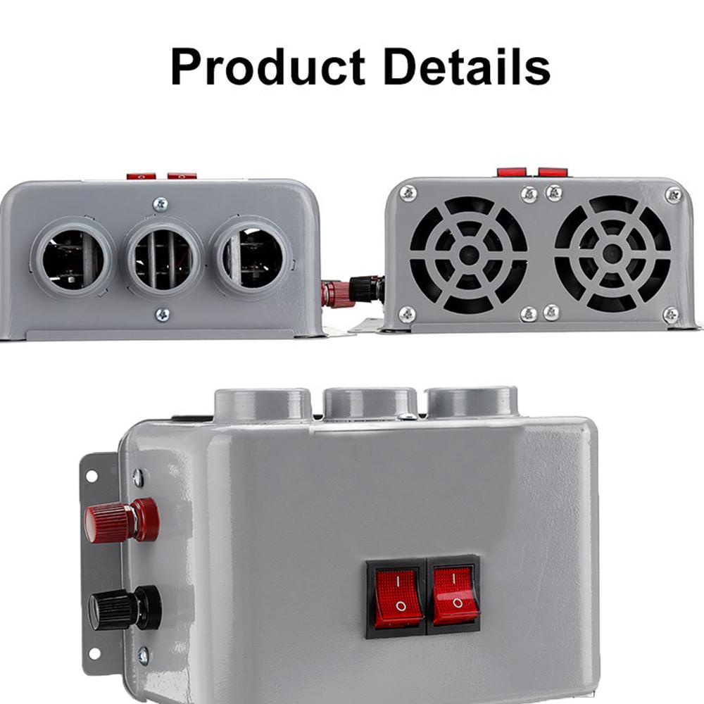 400W-600W 12V/24V Samochodowy Nagrzewnica Wentylator Odmrażacz Odmgławiacz Chłodnica Suszarka Odmrażacz Samochodowy Przenośny Ogrzewanie Samochodowe Akcesoria Samochodowe