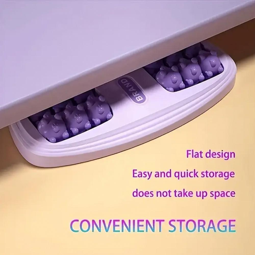 Foot Massager, 4 Rows of Rollers, Acupoint Massage for Relaxation, Suitable for Daily Home Foot Massage and Relaxation