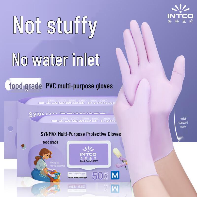 INTCO Disposable Food Grade Gloves L (Large)