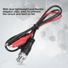 2 Stück Oszilloskop-Testsonde Kabel BNC-Stecker Q9 zu Doppelkrokodilklemme 0,5m