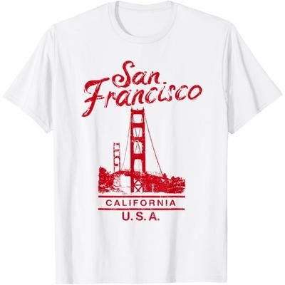 San Francisco Kalifornie Golden Gate Bridge Tričko