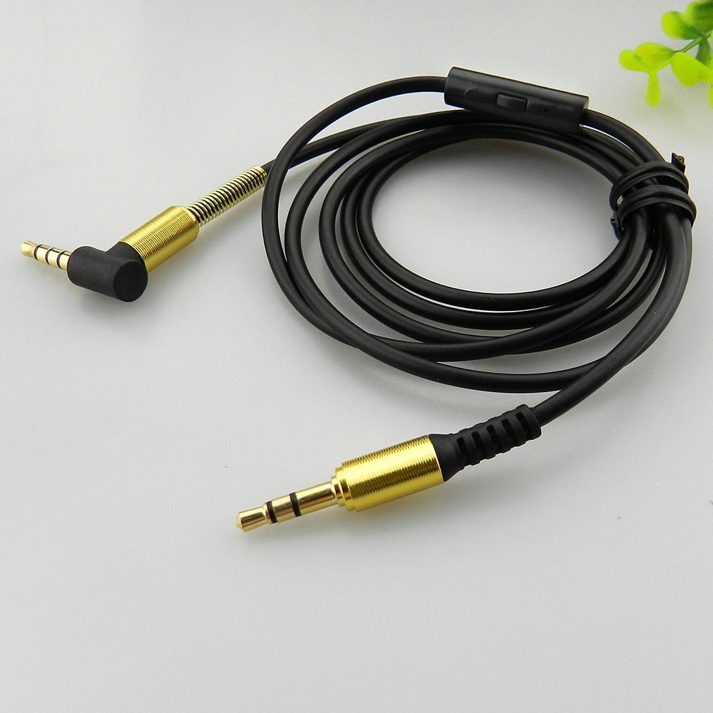 

Headset Earphone Male To Male Car Auxiliary Car Audio Cable Aux 3.5mm Digital Cables Audio Cables чёрный