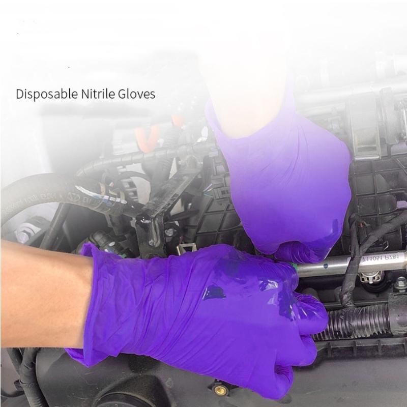 20/50/100 Stück Verdickte Strapazierfähige Einweg-Nitrilhandschuhe für Mechaniker Autowerkstatt Waschen Gartenarbeit Küchenreinigung Tattoo-Handschuhe