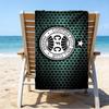 Cori-tiba Football Club Crest Printed Beach Towel, Super Soft Microfiber, Perfect Gift Birthday, for Pool, Beach, Travel, for Family and Friends