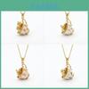 Copper Animal Pendant Necklace With Rabbit Dog Fox Charm For Women