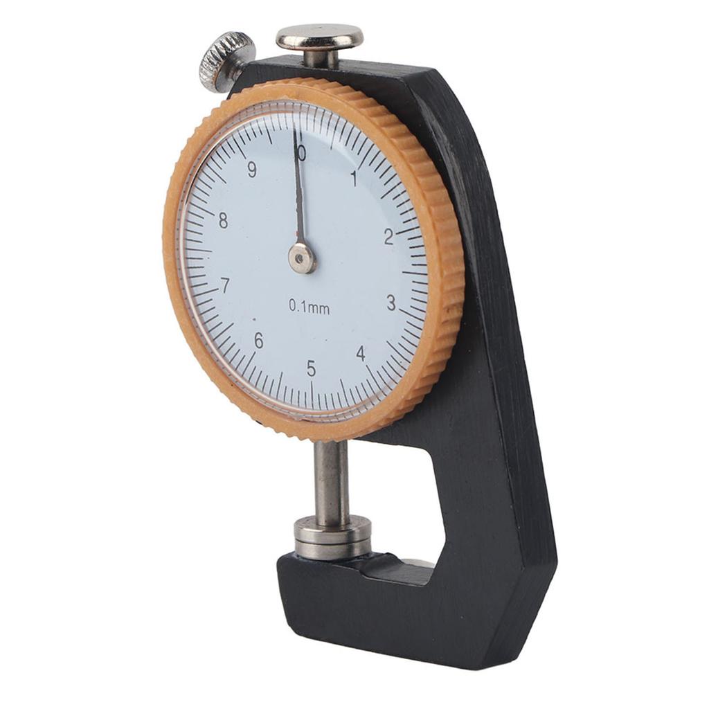 0~10mm Tykkelsesmåler Flatt Hode Tykkelsestester Tykkelsesmåling Ur 0.1mm