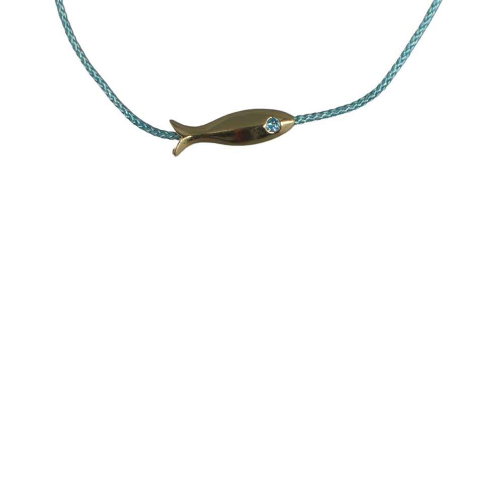 Blue Rope Fish Hollow Geometry Anklets Copper  Fashionable   Women