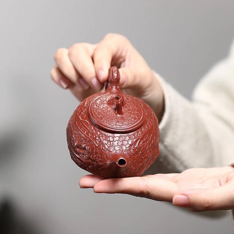 190ml Chinese Yixing Purple Clay Teapots Creative Handmade Zisha Tea Pot Beauty Tea Infuser Kettle Tradition Tea Set Customized