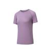 Champion Womens Short Sleeve Knitted T-Shirt 2026 Summer Women Tops Lotus-Purple 162620114-4