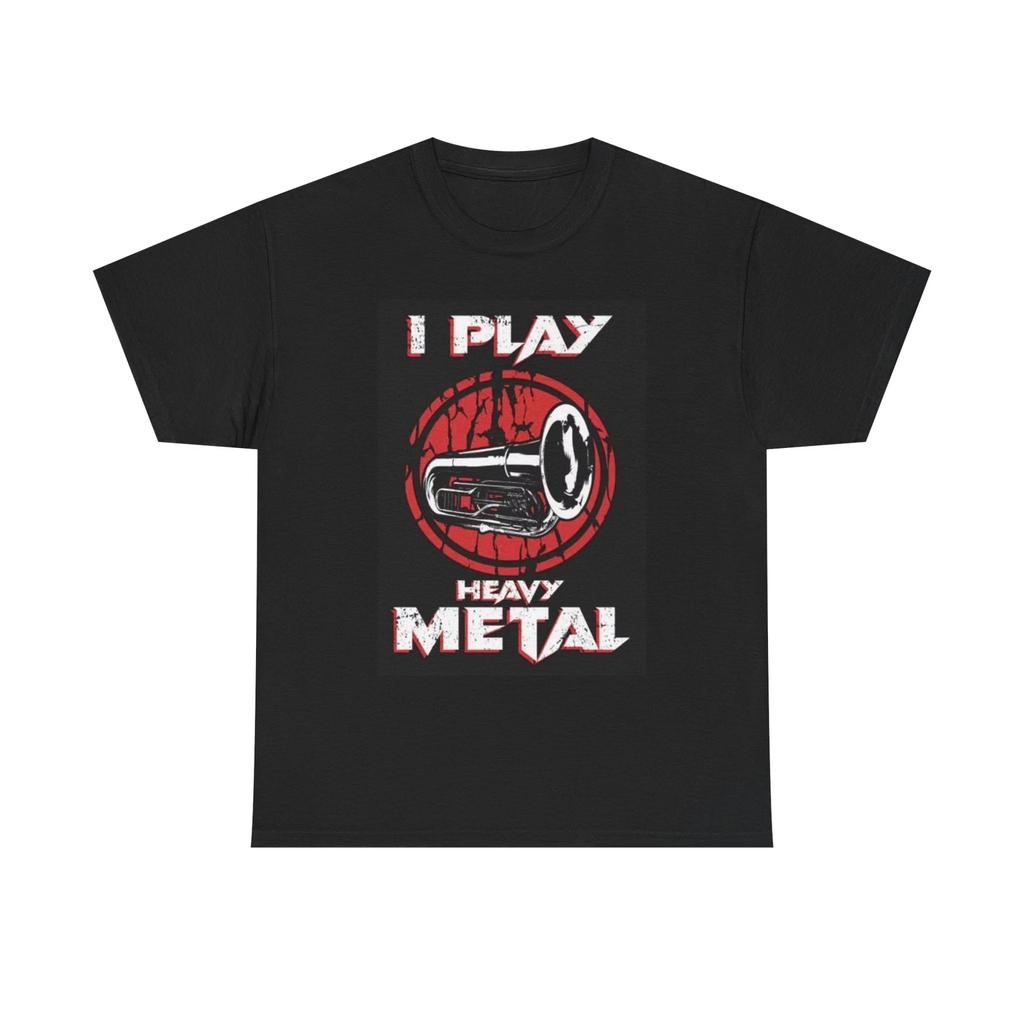 Men's and Women's T-shirts I Play Heavy Metal Graphic