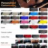 For Mitsubishi Pajero 2004-2010  Car Steering Wheel Braid Cover Hand Sewing Stylish Fashion Artificial Leather Suede