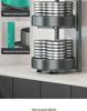 Rotating Kitchen Spice Rack - Multifunctional Storage Tray for Bottles, Oil, Salt, Soy Sauce, and Vinegar.