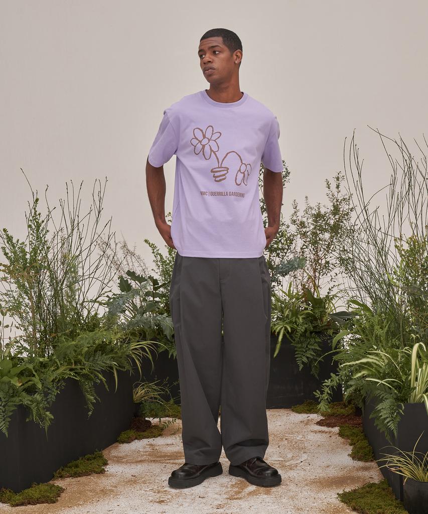 WMC Deep Pleated Chino Pants_Charcoal Grey