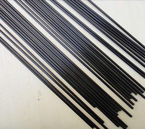 Carbon Fiber Rods, 4mm Diameter, 300mm Long, DIY Rod Accessories, 4*300MM, Pack of 10 (4*300, 10) (4*300mm)
