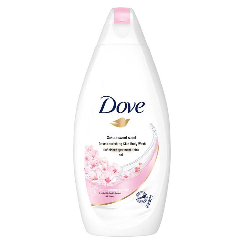 Dove Cherry Blossom Nourishing Body Wash with Bath Ball