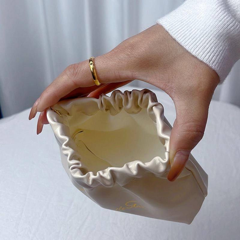 Automatic Closing Mini Storage Bag Travel Portable PU Leather Lipstick Makeup Cable Coins Keys Jewelry Earphone Storage Organizer