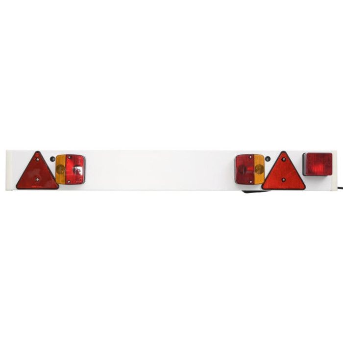 Red Trailer Light 115x7x14 Cm 12V Classic Bulb