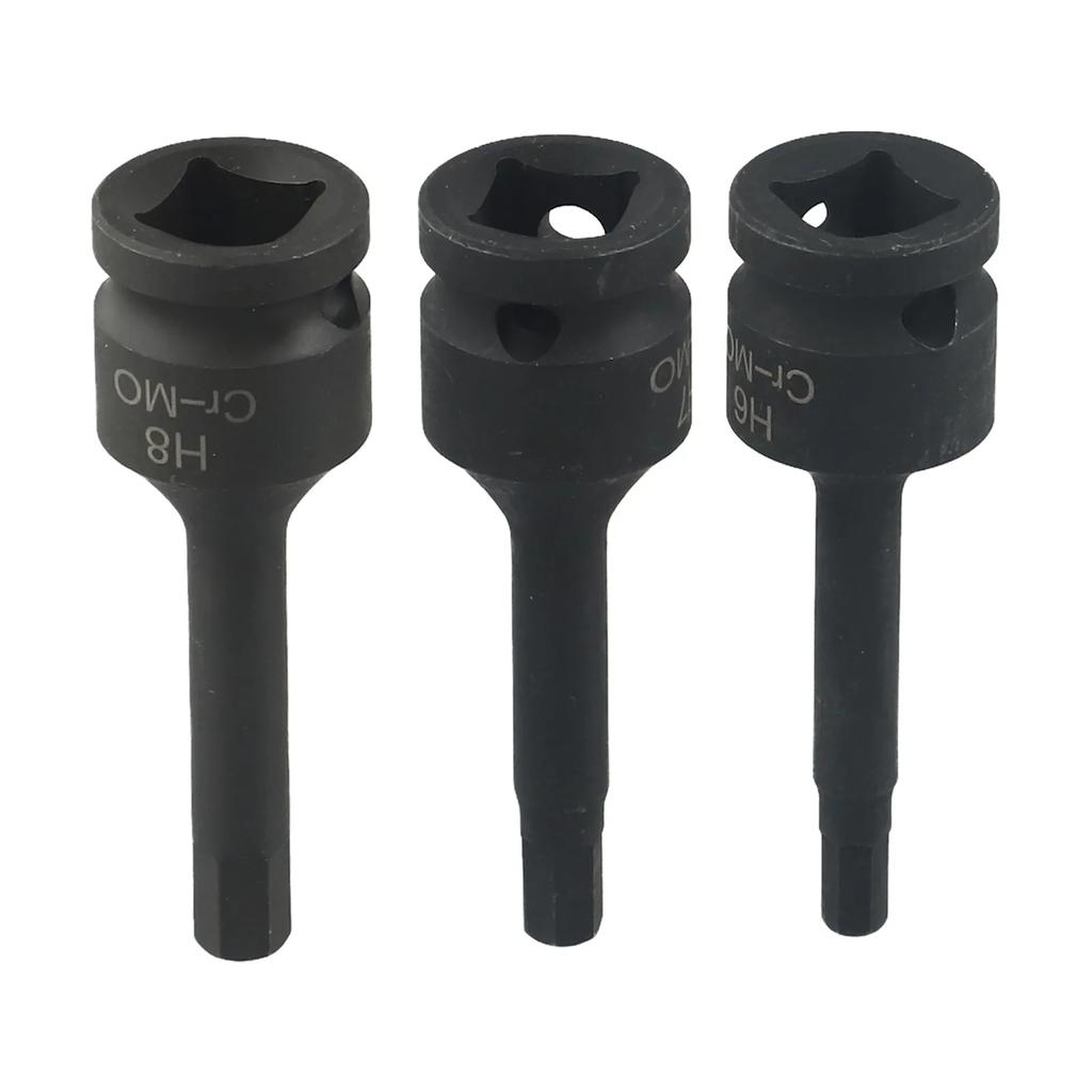 4mm, 5mm, 6mm, 7mm, 8mm, 10mm Hex Head Wrench Adapter Electric Drill Adapter Hexagonal Head Induction Hardened