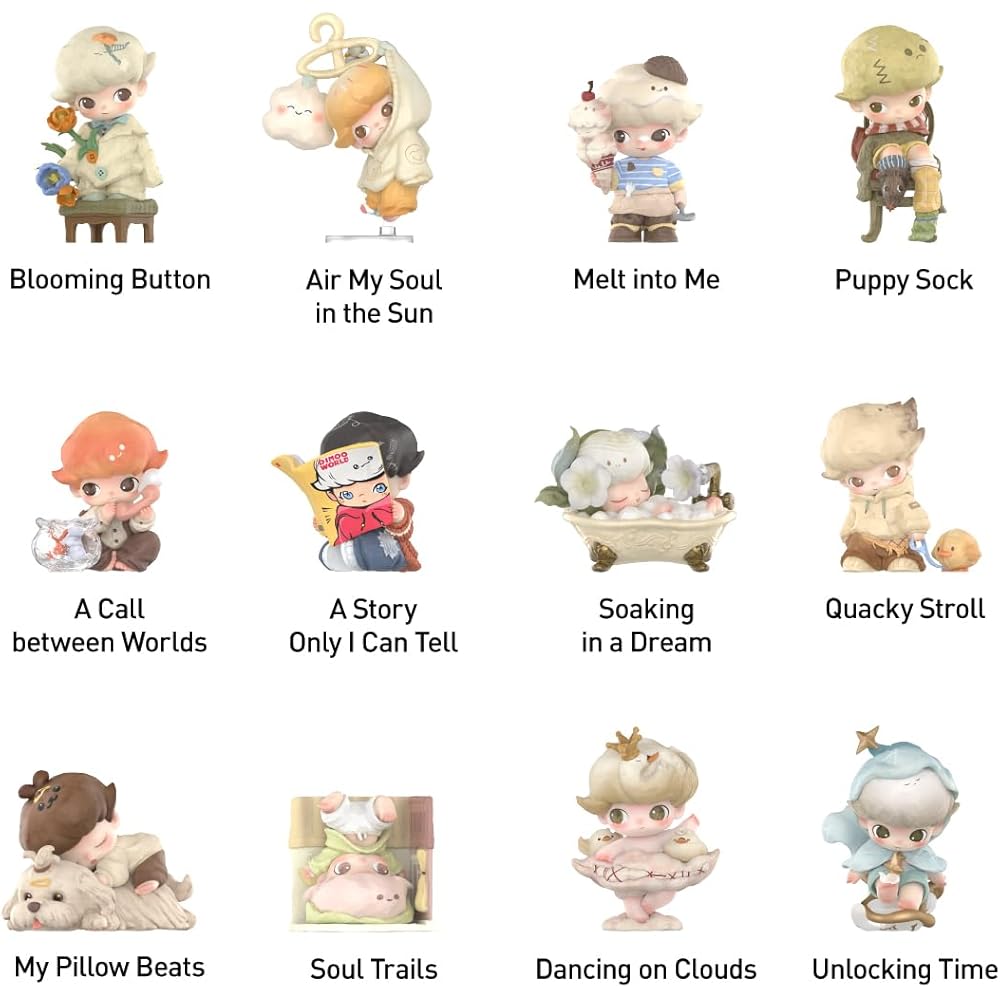 Pop Mart Dimoo The Missing Day Series 3-Piece Blind Box Figure PVC Toy Original Character