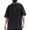 Washed Men'S Vintage Graphic T-Shirt Streetwear Tee All Season Casual for Everyday Urban Style Distressed Look Comfortable Fit Loose Fit Top Fashion