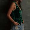 2026 Spring/Summer Women's Sleeveless Button Vest Tank Top - Sexy & Stylish