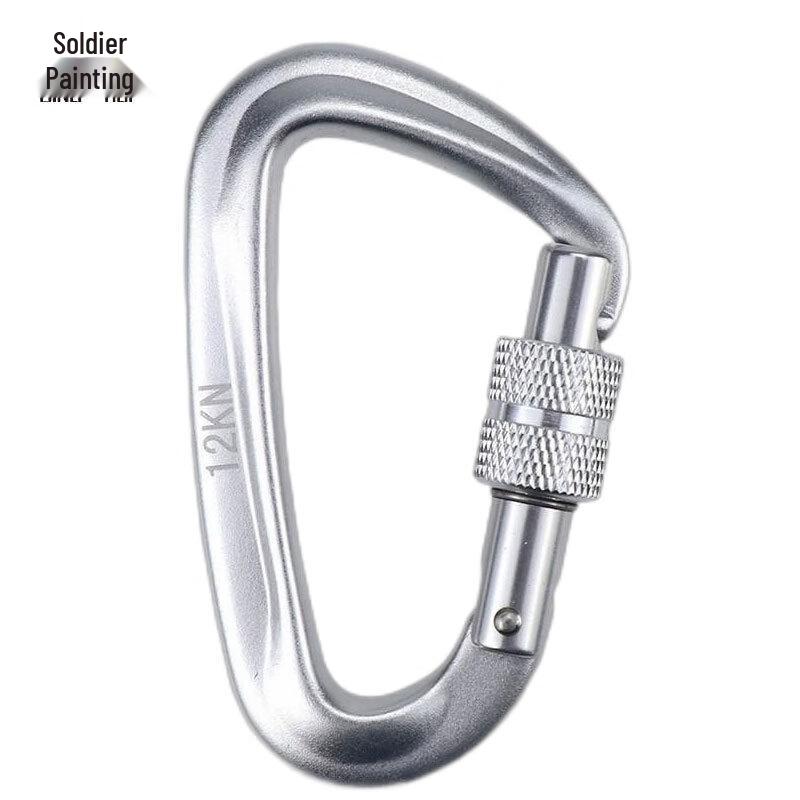 Outdoor Climbing D-Ring Safety Lock Carabiner