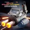 Strongest Rotating Electric Water Gun Toy With Light Spray Blaster Shooting Water Gun Beach Pool Toys Boy Adult Children Gifts