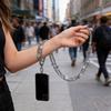 Elegant Crystal Star Phone Strap With Pvc Chain For Women And Men