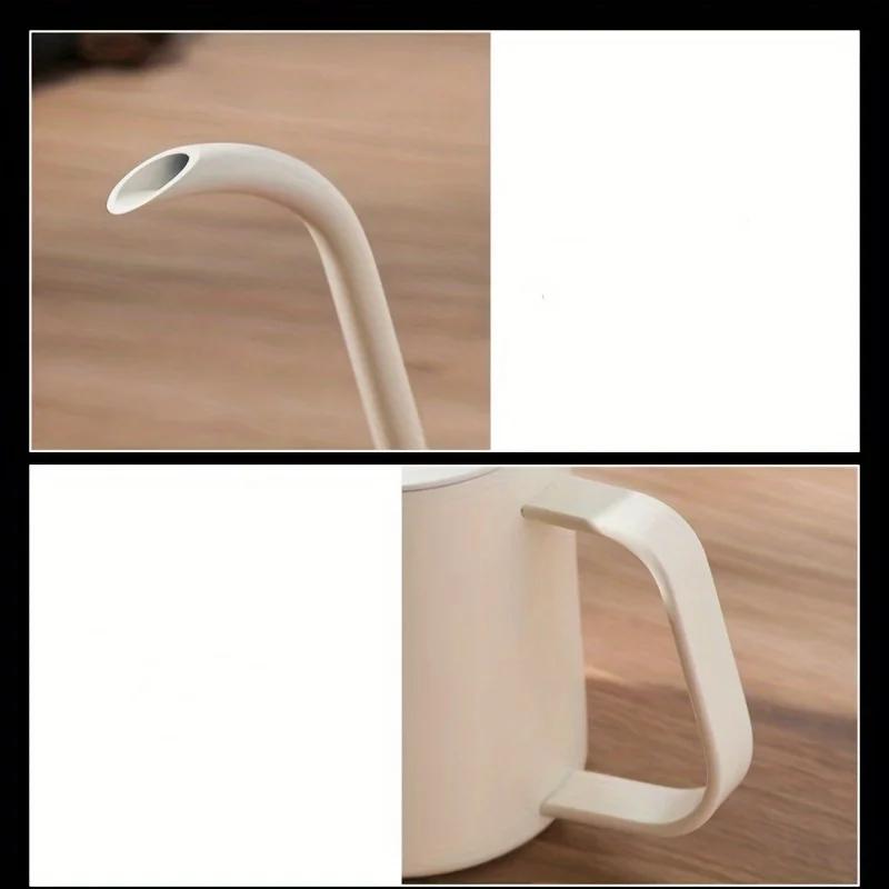 Cafetière verseuse Tasse filtre à oreilles à suspendre Acier inoxydable Bec long Bec fin Ustensiles à café pour la maison Cadeaux