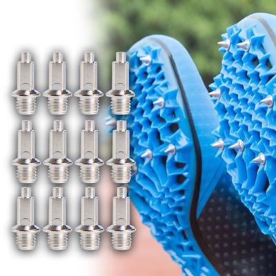 12x Long Jump Spikes, Steel Spikes for Shoes, Anti Slip Men Women High Jumping