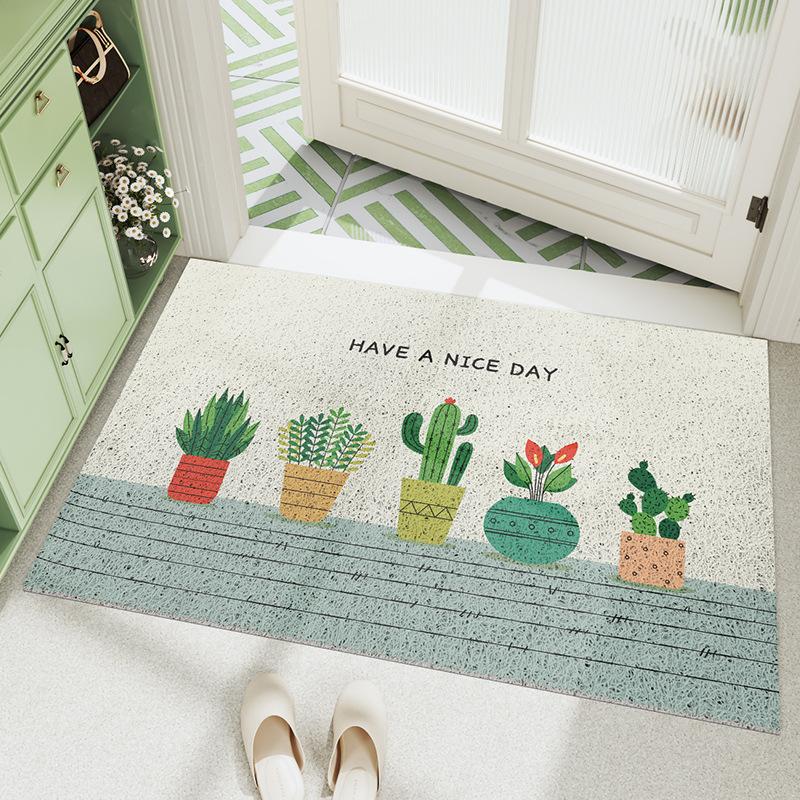 Ins Fresh Simple Atmosphere Entrance Mat Door Mat Wear-resistant, Non-slip Easy To Manage Dust Removal Door Mat