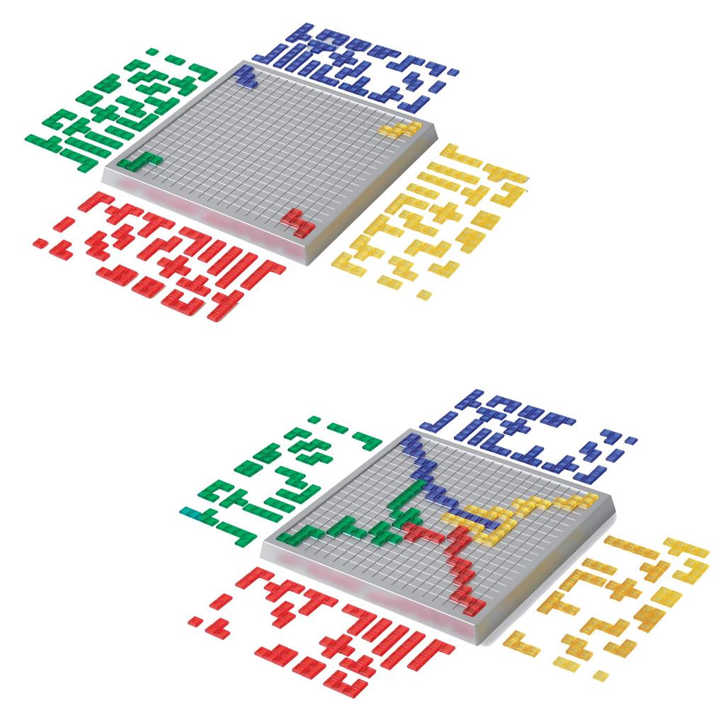Mattel Game Blokus Deluxe Board Game Educational Game for 2 To 4 Players Ages 7 and Up R1983