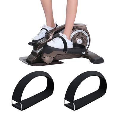 2/4/6/8/10Pcs Elliptical Leg Exerciser Pedal Strap Adjustable Fastener Tape Metal Buckle Strap Under-Desk Elliptical Machine Non-slip Foot Strap