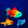 1pc-Aquarium fish tank, artificial luminous fish, realistic moving floating colored goldfish-random color
