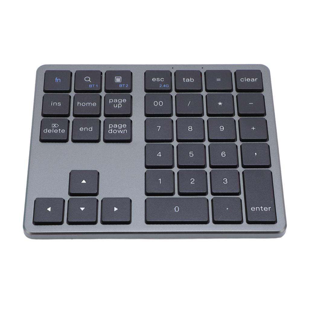Number Pad Wireless Dual Mode 35 Keys Rechargeable Numeric Keypad for Laptop PC Tablet