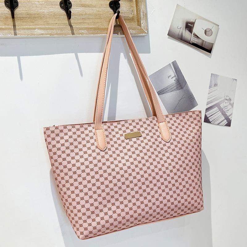Printed Tote Bag Women's Bag Casual Mommy Bag Korean Version Large Capacity Shoulder Bag Casually