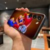 S-Super M-Mario Phone Case For Samsung A56 A36 A26 A16 A15 A25 A35 A55 A14 A34 A24 A54 Black Soft Shell