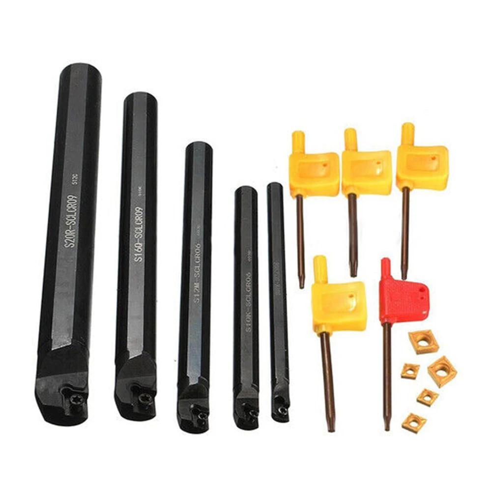 Professional Grade Lathe Turning Tool Holder Set 7 10 12 16 20mm + CCMT Carbide Inserts For Accurate Machining
