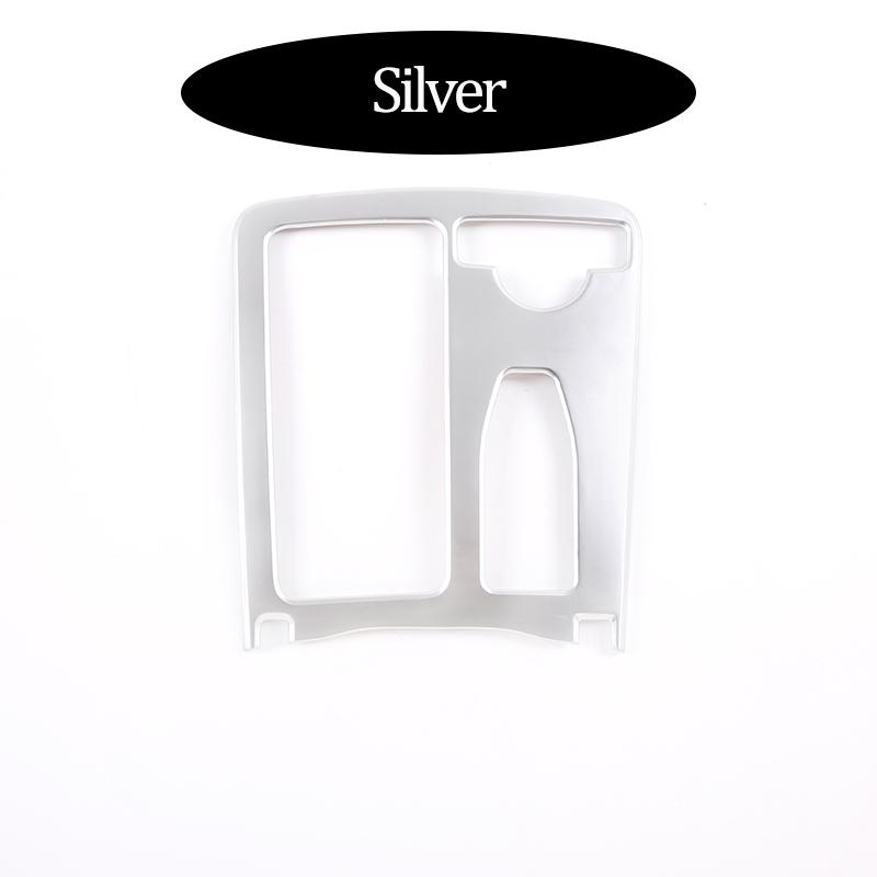 RHD LHD For Mercedes Benz C Class W204 2008-2014 Car ABS Central Console Cup Holder Frame Trim E Class Coupe C207 W212 2010-12