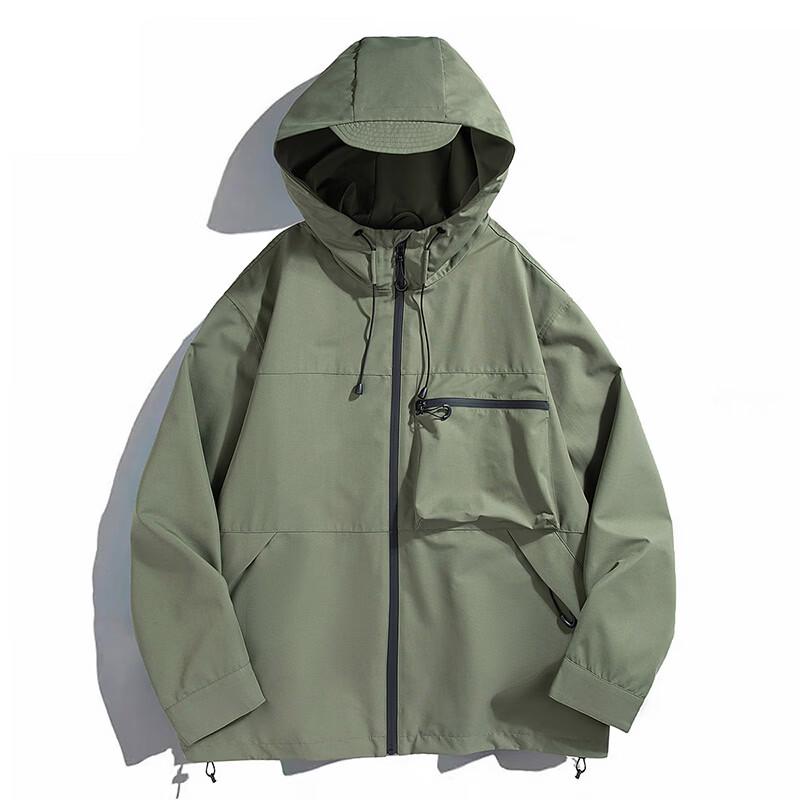 Men's Regular Fit Hooded Casual Jacket FMQS2363