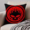 Punk Rock American Band TThe OOffspring Cushion Cover Pillowcase Antidustmite Invisible Zipper Short Plush Sofa Cushion