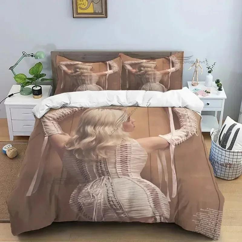 Beliebtes Star B-E Sänger Bettwäsche Set Bettbezug Bettgarnitur Steppdeckenbezug Kissenbezug Daunendecke King Queen Größe Jungen Erwachsenen Bettwäsche Set