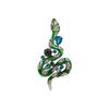 Animal Snake Brooch Pin With Electroplated Alloy Decorative Accessory For Men Women