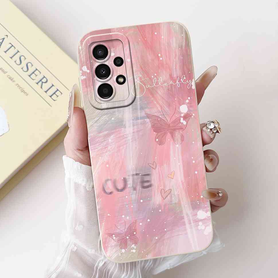 For Samsung Galaxy A53 5G 6.46" Case Fashion Painting Soft Silicone TPU Cover For Samsung a53 A53 5G SM-A5360 Cartoon Phone Case