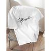 European sizes Men's Casual Crew Neck T-Shirt with 'Blessed' Print - Regular Fit, Slight Stretch Fabric, Short Sleeve Tee for Summer