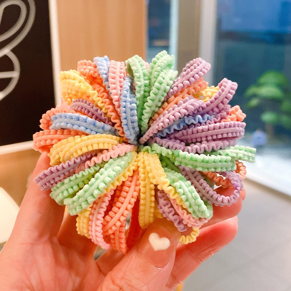 High Elastic Fairy Hair Tie - Gentle, Thick, Colored Rubber Band for Girls
