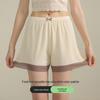 Women's Summer Ice Silk Lace Safety Shorts - Anti-Exposure, Loose, Slimming, Home Base Layer.